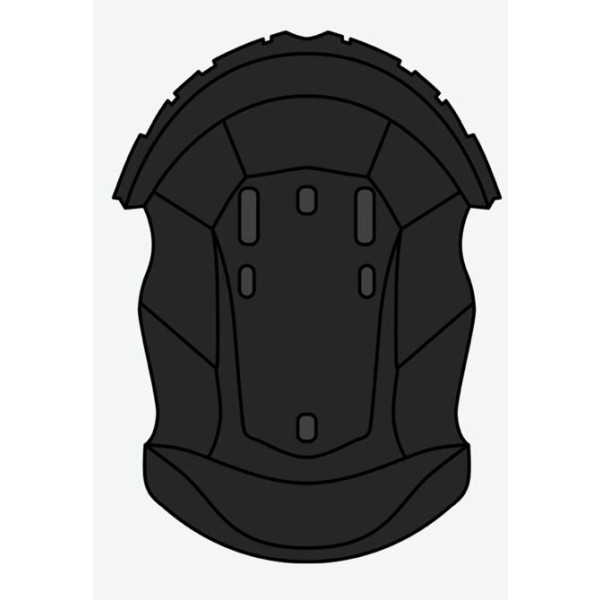 KTM Wraaap kids helmet crown padding